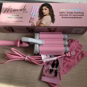 Mermade Hair Pro Waver 32mm Pink